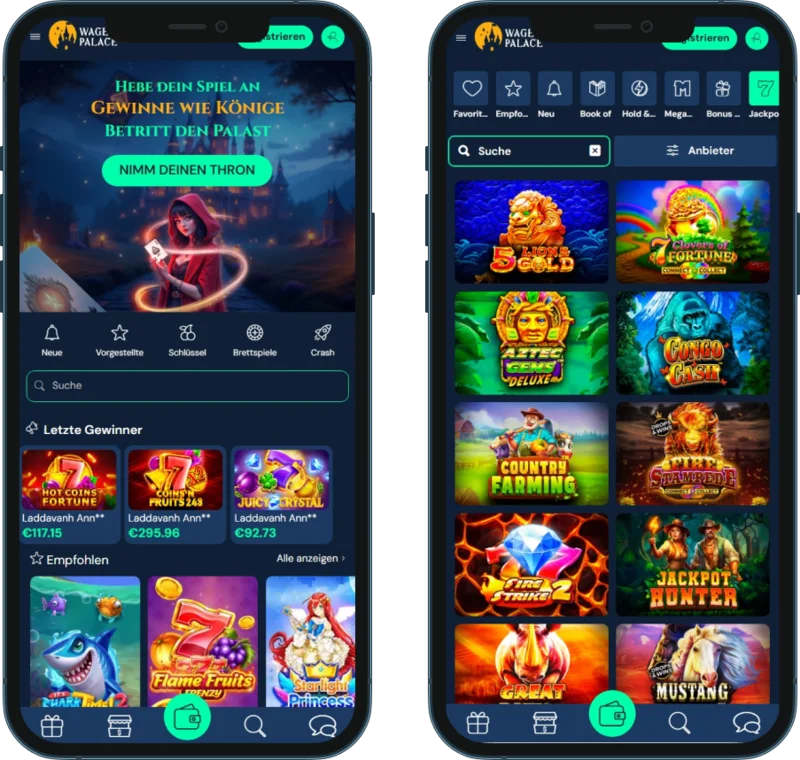 Live-Casino mobil